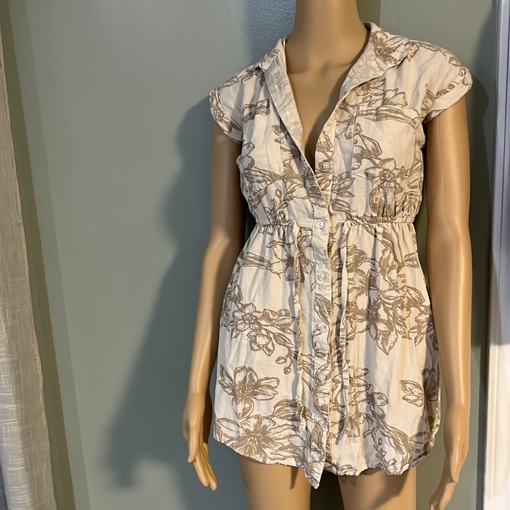 Mini dress with 4 pockets